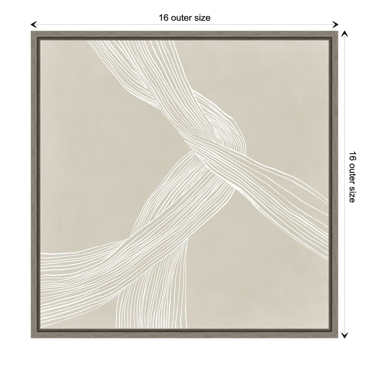 On the Same Wavelength I by Isabelle Z Canvas Wall Art Print Framed